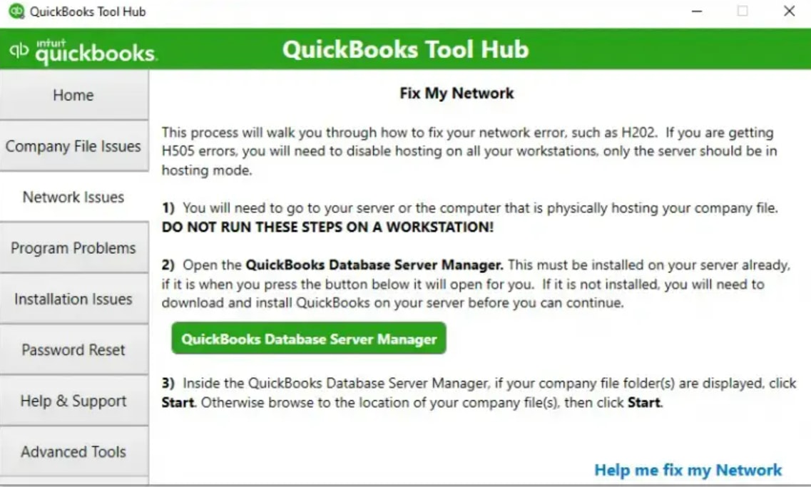 QuickBooks Tool Hub - Key Component 2